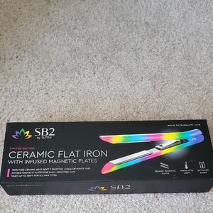 SB2 by Sutra Rainbow Ceramic Flat Iron